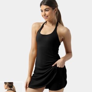 Black Halter Halara Dress